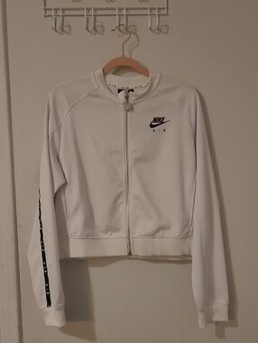 Women's White Zip-Front Jacket